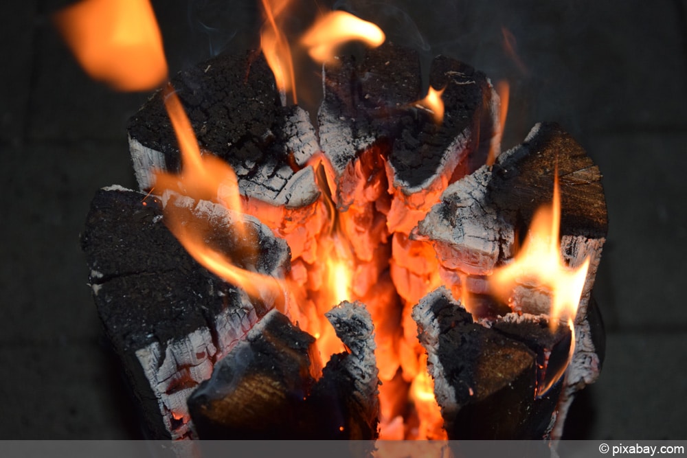 Schwedenfeuer - Baumfackel - Brenndauer