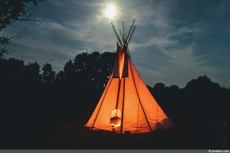 Tipi bauen so bauen Sie ein IndianerTipi für den Garten DIY