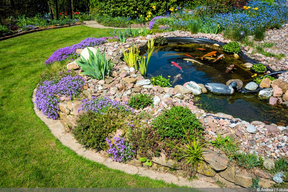 Gartenteich kindersicher machen