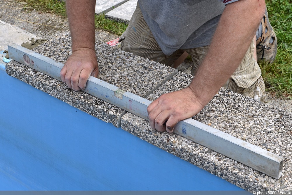 Waschbeton als Gartenweg - Gehwegplatten