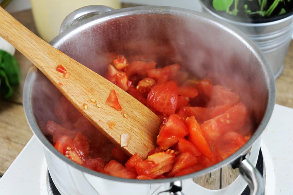 Tomaten kochen