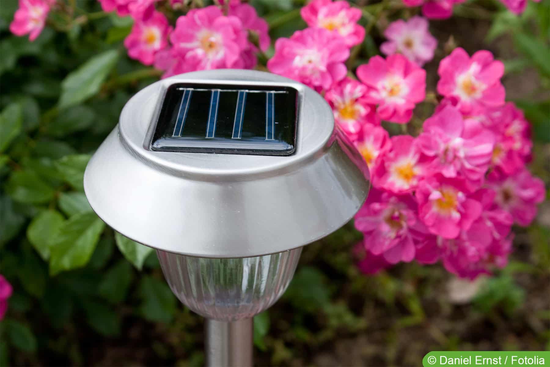 Solarbeleuchtung für den Garten