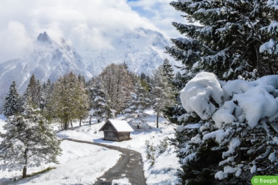 einsame Hütte