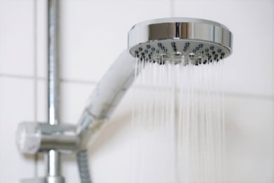 Wasserverbrauch beim Duschen
