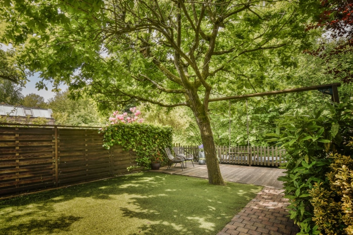 Schattenspendende Baume in einem Garten