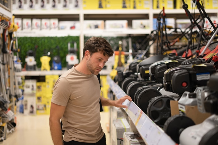 Kaufentscheidung im Baumarkt treffen 