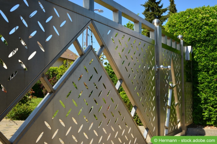 Individuelles Gartentor aus Metall
